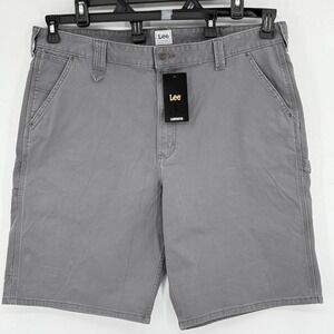 Lee Workwear Men's Painters Grey Pocket Tool Heavy Duty Carpenter Shorts 40 NWT